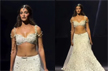 Ananya Panday turns modern bride for Gaurav Gupta in a lehenga and diamond septum ring